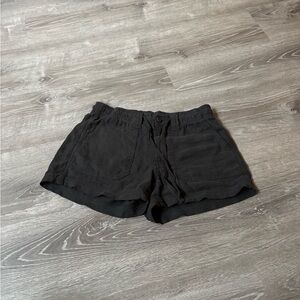 American Eagle Outfitters Black Cargo Shorts